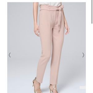 White House Black Market | The Tapered Ankle Pants | 00 | Blush